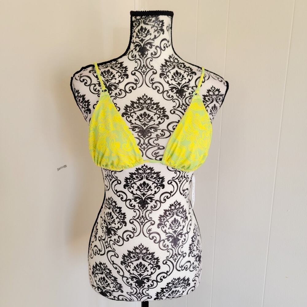 Pacsun La Hearts Floral Print Bikini Swim Top